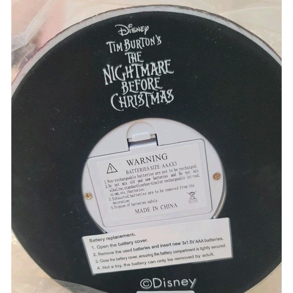 NWT Bath  Body Works Nightmare Before Christmas Spiral Hill Candle Holder +Bonus